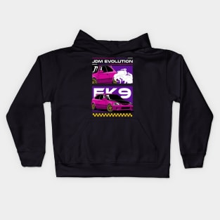 Civic Type R EK9 JDM Car Kids Hoodie